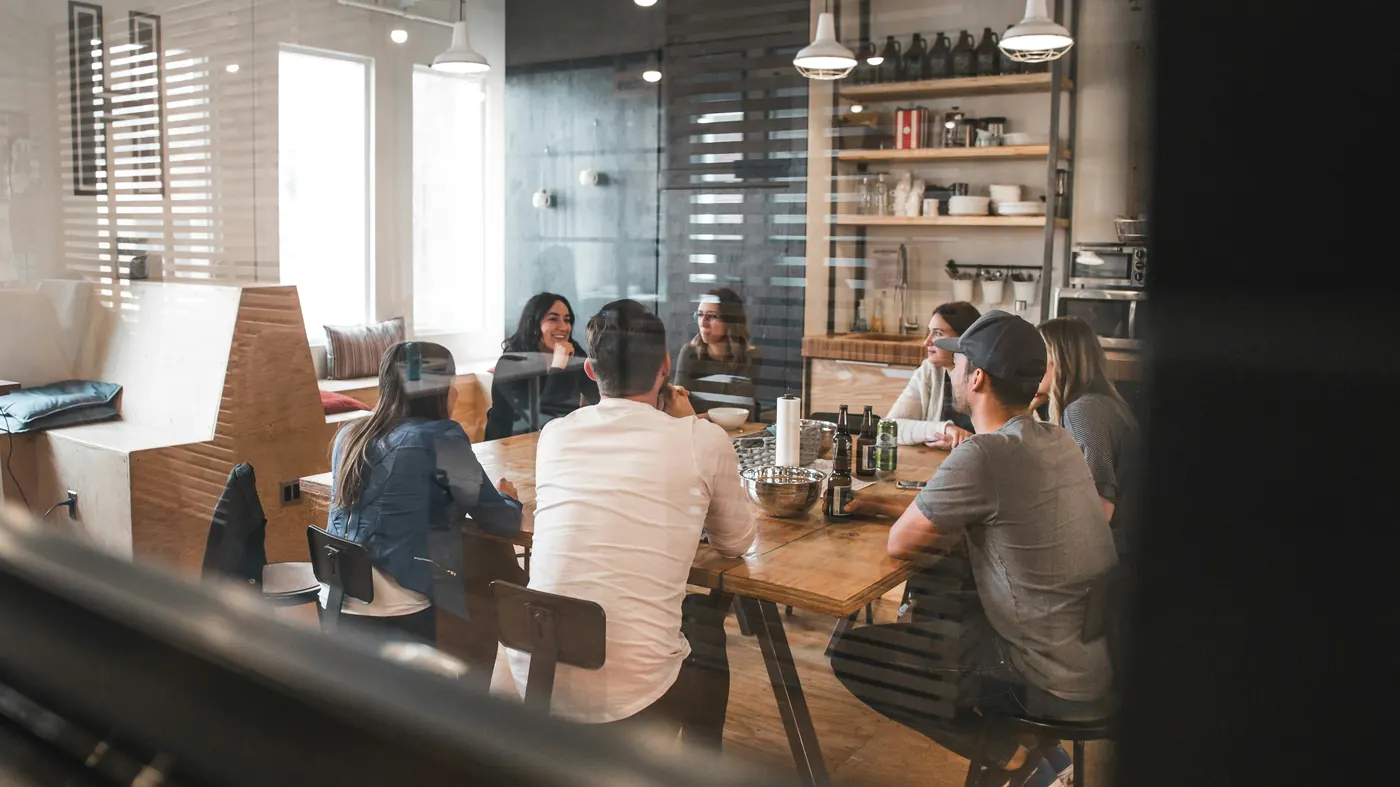 Boardroom prepared for a family office governance meeting